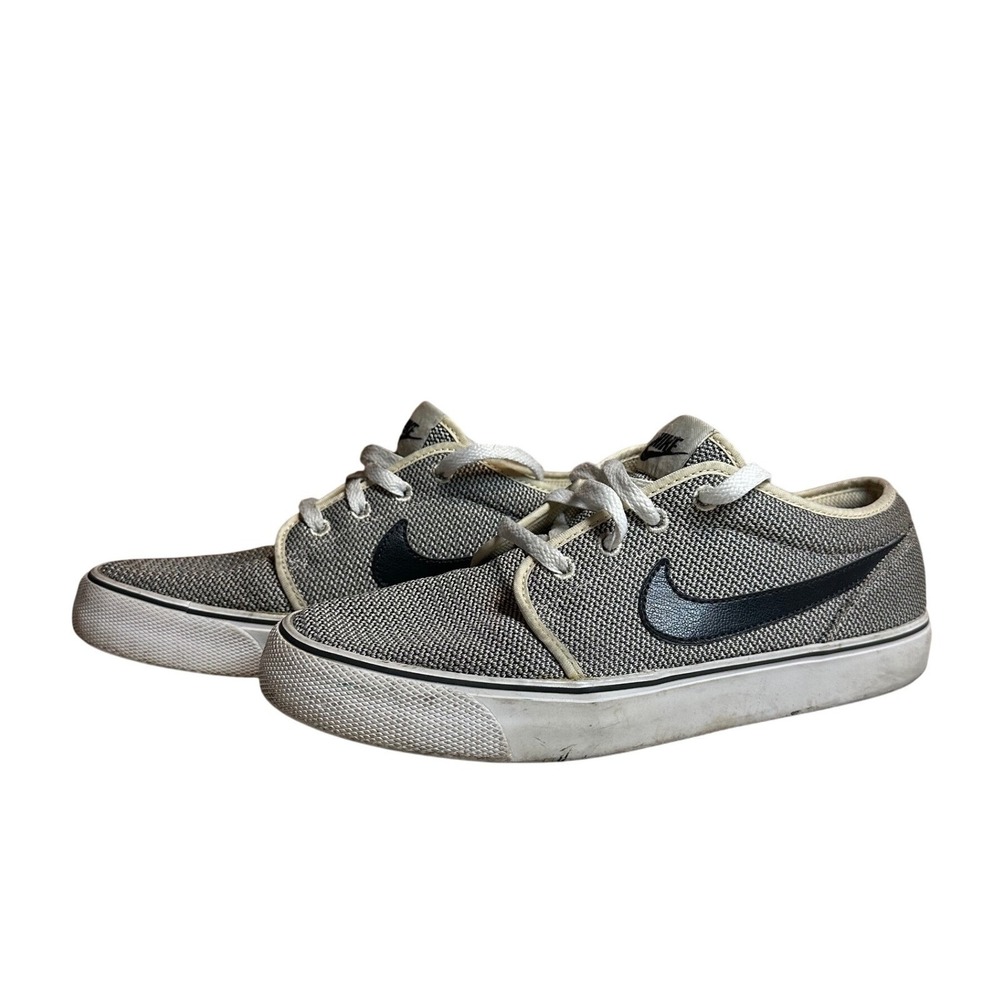 Nike Men's Skateboarding Shoes Sneakers Gray Black US Size 8.5 Low Top